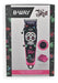 B-Way Skull Hair Clippers Pink and Black 100V/240V 4