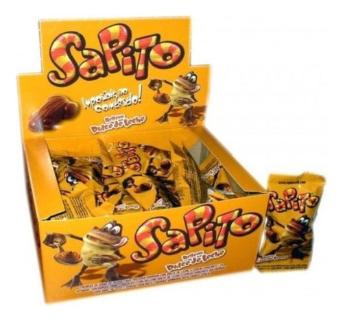 Sapito Chocolate Sapito Dulce De Leche Box X24 10 Grs 0