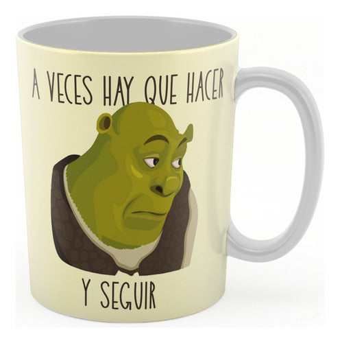 Sublifreaks Taza De Cerámica - Shrek Meme 0