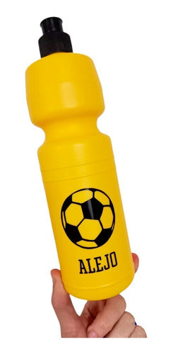 20 Botellas Pelota Futbol Plasticas Souvenirs 750cc 1