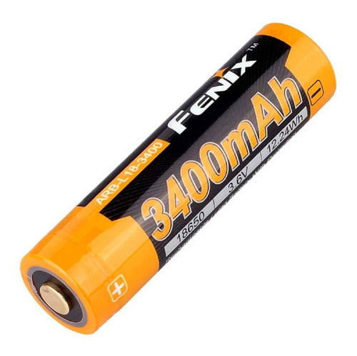 Fenix Rechargeable Battery Arb-l18 3400mah 3.6v 18650 2