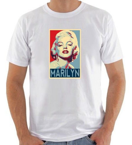 Sublismall Personalizable Marilyn Monroe T-Shirt - Unisex Adult & Kids 0