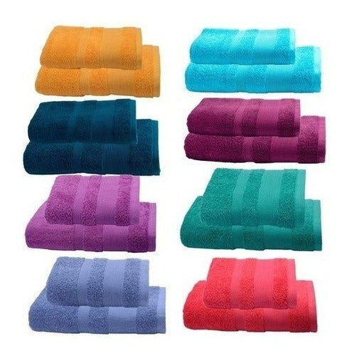 Arco Iris Towel and Bath Towel Set 500 Gr Combed Cotton 0