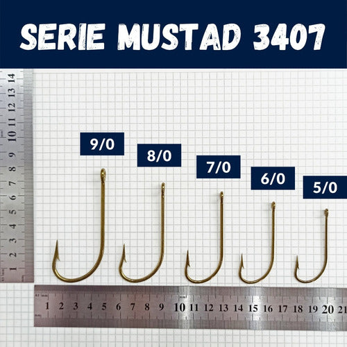 Mustad Hook Series 3407-BR - #6/0 - (PROLC) 1