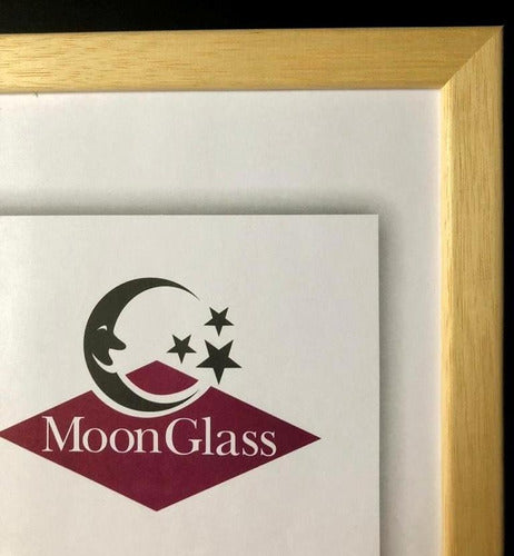 Moon Glass Rio 21x30 A4 Marupa Wood Hanging Frame with Moon Glass 3