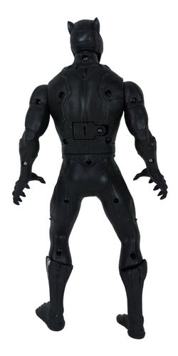 Boneco Pantera Negra Articulado Vingadores 30cm Com Som 1