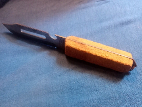 Cuchillo Biselcorte Acero Sueco. 12 Cm De Hoja. Mango/corcho 4