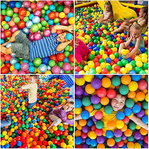 Vanland 100 Ball Pit Balls Para Bebés Y Niños Pequeños Plást 3