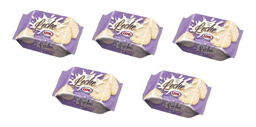 Leiva Milk Cookies Pack of 5 X 260g (Martin Type) 0