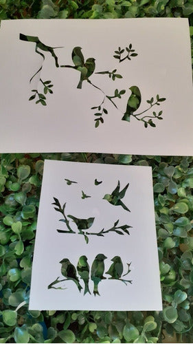 Stencil  Aves X 2 1