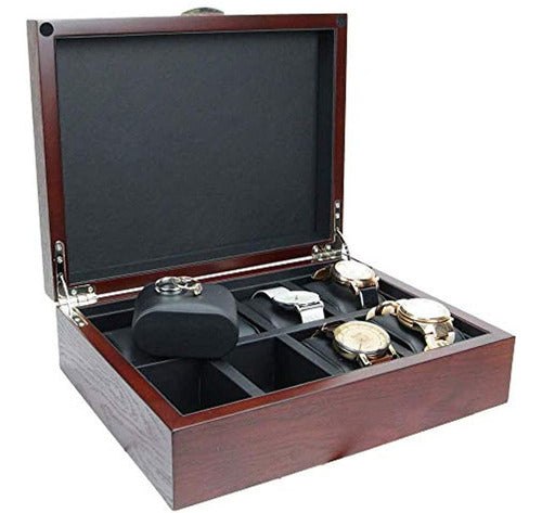 Decorebay Executive Unisex Watch Display Box for 8 0