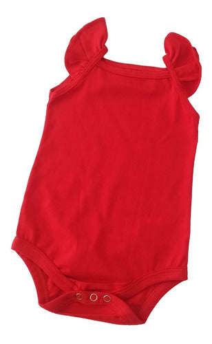 Baby Girl Tank Top Bodysuits Solid Colors 100% Cotton 1