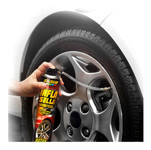 Silisur Inflator Sealer Tires Car 300g Agile Corsa Ka 1