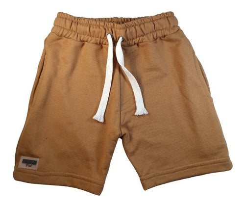 Bingo Bermuda Short Basico Nene Verano Algodón Niño Pantalon Corto 0