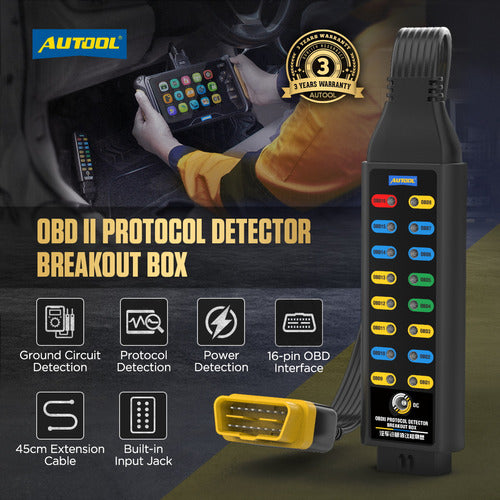 AUTOOL OBD2 Protocol Detector 4