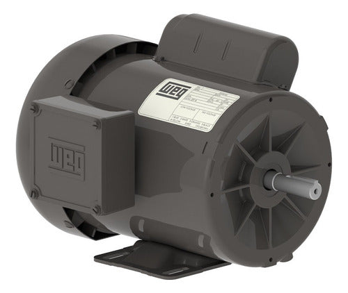 WEG Monophase Motor 1 Hp 2900 Rpm 220v Ip55 D56 Blindado 0