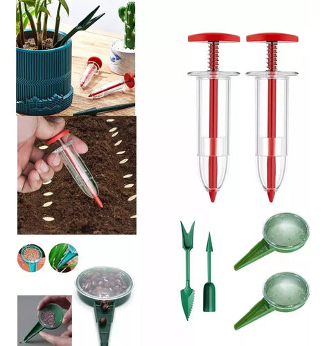 Dispensador De Sementes Mini Plantador Manual De Jardinagem 1