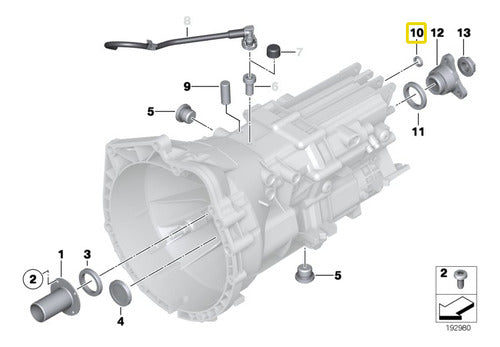 Elring Reten Caja Cambios Manual Para Bmw Serie 3 E93 Lci M3 S65 1