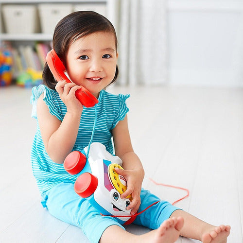 Fisher Price Telefono Bebe De Arrastre Con Juegos Y Sonidos 1