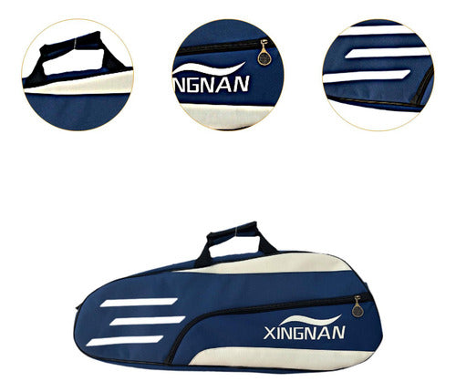 Bolsa Para Raquete De Badminton, Bolsa Para Transporte Azul 2