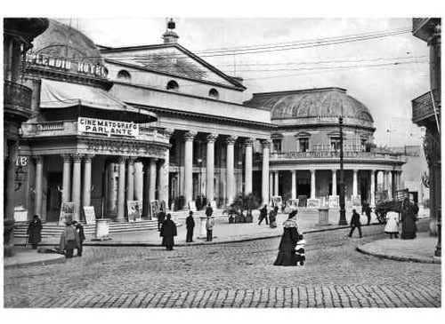 Teatro Solís - Montevideo Antiguo - Lámina 45x30 Cm 0