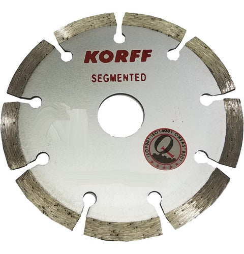 Korff Dry Segmented Cutting Disc 230mm for Marble, Granite, and Stone 0