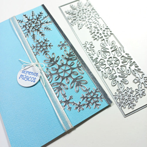 Troquel Scrapbooking Y Journaling | Guarda De Copos De Nieve 1