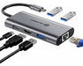 Hub Usb C Hub 6 En 1 Usb C A Hdmi 4k Con 1000m Ethernet 0