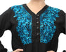 Embroidered Kashmir Buttoned Wide Indian Blouse 10