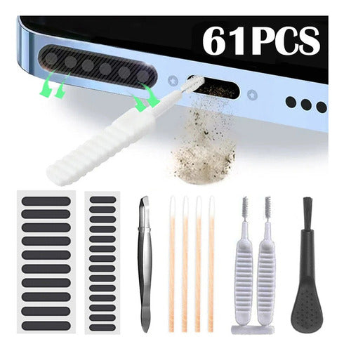 Malvo Universal Phone Cleaning Kit – 61 Piece Dust and Dirt Remover 1