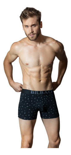 Men's Short Cotton Boxer with Lycra Special Sizes 15006 Bilbao 0