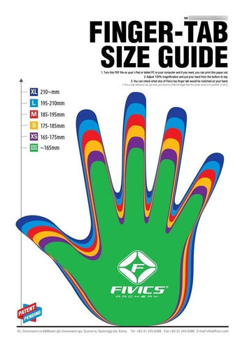 Decut X Spot Tab For Archery Right-Handed Large 4