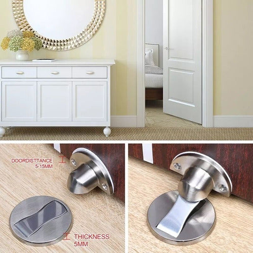 MAS Accesorios Magnetic Door Stop & Retainer Steel Screws/3m Lux 2