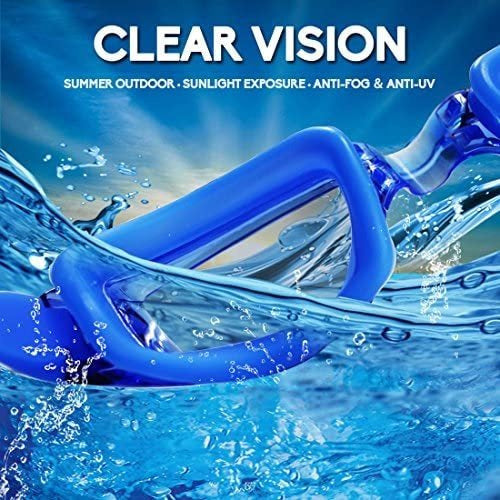 Eversport X2U Blue and Pink Unisex Swimming Goggles 1