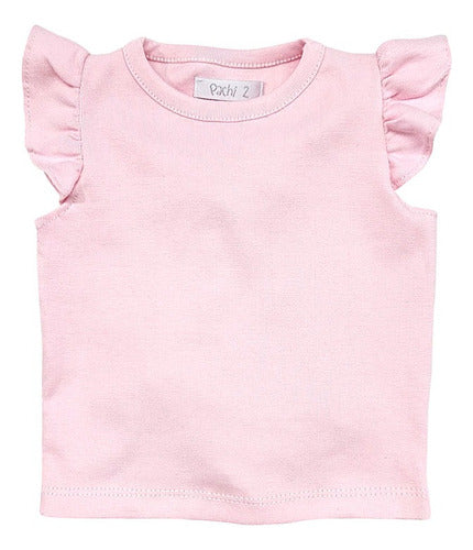 Girls' Reeb T-shirt with Ruffles on the Sleeves 1