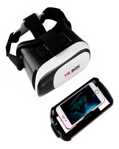 Virtual Reality Glasses +Joystick+Headphones+Free Charger 7