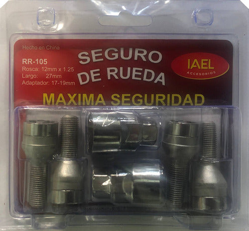 Iael Seguro Rueda Antirobo 4 Bulones+seg 5 Citroen Berlingo 98/19 1