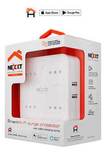 Nexxt - 4 Tomas Y 4 Usb Smart Cl Nhp-t720 1