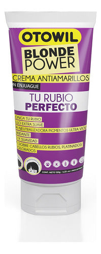 Blonde Power Otowil Rubio Perfecto Anti Amarillo Pomo X120gr 0