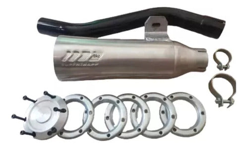 M&M Supertrapp Exhaust for XR 125 XR 150 Bros Skua 150 0