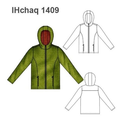 Kids Polar Jacket Sewing Pattern 1409 0