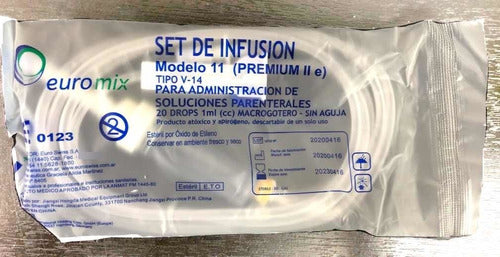 Guías Set De Infusión Macrogotero Para Suero S/aguja X 10 Un 1