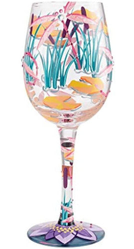 Enesco Lolita Dragonfly Magic Wine Glass 2