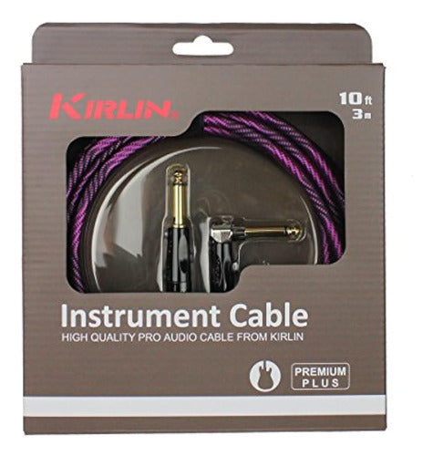 Kirlin Instrument Cable IWB, 1/4 Inch Right Angle 2