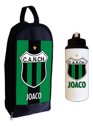 Fénix Creaciones Botinero + Botella Deportiva Personalizados Futbol Argentino 6