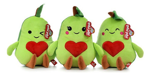 Medium Avocado Plush with Heart Kawaii Lovers 1710 14