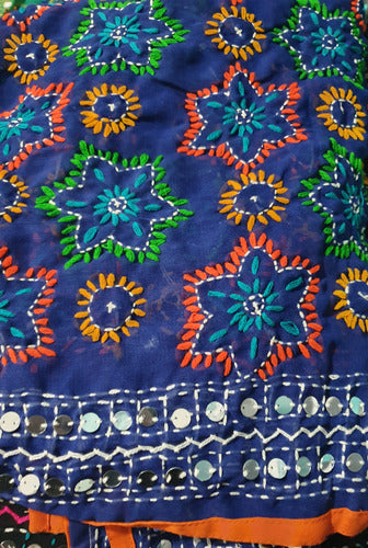 Mandala Bohemia Dupatta Chalina Bordadas De La India Mandala Moda Hindu 2