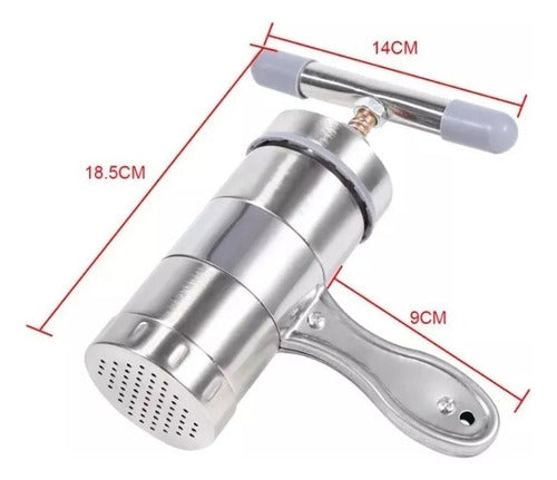 Genérica Máquina De Fideos Manuales De Acero Inoxidable 2