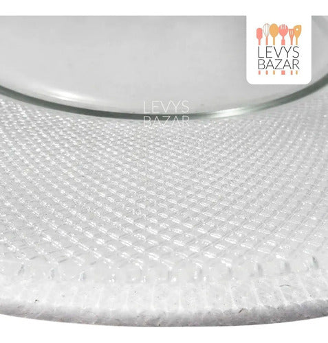 Durax Glass Dinnerware Set X18: 6 Flat Plates, 6 Deep Plates + 6 Glasses 7