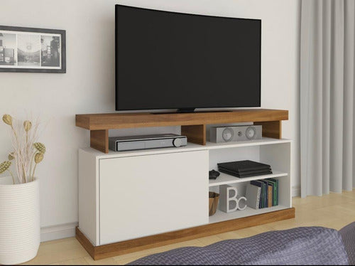 Modern TV Stand with Wheels for Smart LCD LED up to 55 Inches 3